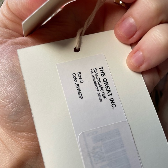 NWT THE GREAT.||
The Moonstone gathered floral-print cotton midi dress, Size Xs - Picture 5 of 8